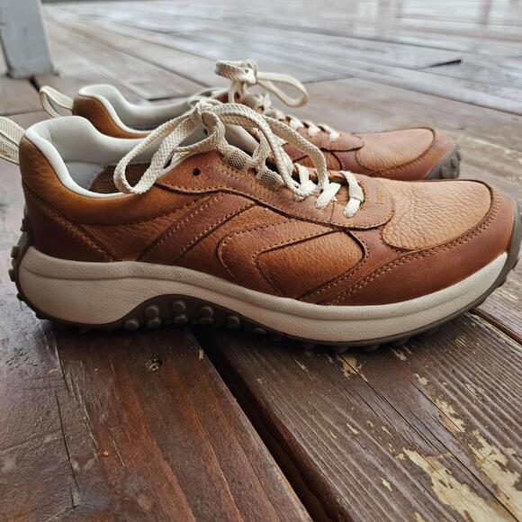 KEEN Women's Leather Trail Sneakers Size 8.5  Brown Lace-Up Athletic Outdoor - Picture 4 of 6